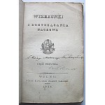 WIZERUNKI I ROZTRZĄSANIA NAUKOWE. Część Pierwsza. Wilno 1834. Józef Zawadzki własnym nakładem...