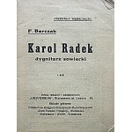 BARCZAK F. Karol Radek dygnitarz sowiecki.W-wa [...]Wyd. „Universum”. Druk. A. Pański, Piotrków...