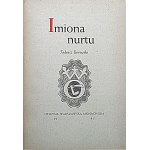 BOROWSKI TADEUSZ. Imiona nurtu. Monachium 1945. Oficyna Warszawska. Druk F. Bruckmanna. Format15/21 cm. 36...