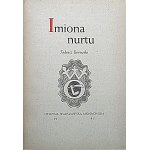 TADEUSZ BOROWSKI. Imiona Nurtu. München 1945, Oficyna Warszawska. Gedruckt von F. Bruckmann. Format15/21 cm. 36...