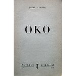 CZAPSKI JÓZEF. Oko. Paryż 1960. Instytut Literacki. Wydawnictwo : Edition et Librairie „Libella”...