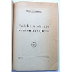 PODDĘBSKI KAROL. Polen in einem Konzentrationslager. Rom 1946. die Bibliothek des Weißen Adlers....