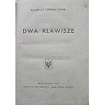 SZERMENTOWSKI EUGENIUSZ. Dwa klawisze. W-wa 1937. Instytut Wydawniczy „Biblioteka Polska”. Druk...