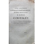 SKARBEK FR. Über Armut und die Armen. Von [...]. W-wa 1827. w Drukarni Gałęzowskiego. Format 12/19 cm. p. [2] pp.