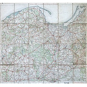 [MAPA]. Karte No. 20. Ravenstein`s Rad - und Automobilkarte für Westpreussen...