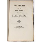 SOWIŃSKI Leonard - Taras Szewczenko studium...Wilno 1861