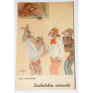KONOPIŃSKI Lech - Diabelskie sztuczki, wyd.1, ilustr. Maja Berezowska