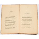 CHAMIEC J.[óezf] S.[zczepan] - Book of sonnets, Paris 1873