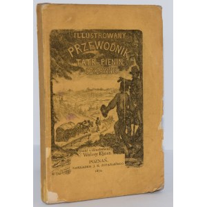 [RADZIKOWSKI] Walery Eljasz - Illustrated Guide to the Tatra Mountains, Pieniny and Szczawnica, wyd.1, 1870, map