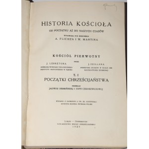 LEBRETON Jules, ZEILLER Jacques. Kościół pierwotny. Tom 1: Początki chrześcijaństwa, 1939