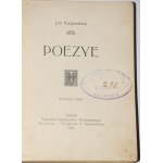 KASPROWICZ Jan - Poezye, 1904