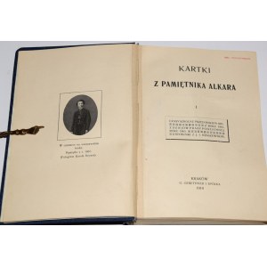 [KRAUSHAR Aleksander] - Kartki z pamiętnika Alkara, 1-2 komplet, 1910-1913