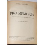 3 x URBAŃSKI Antoni - Danksagungen an die Ruinen von Litauen und Russland; Memento kresowe; Pro Memoria