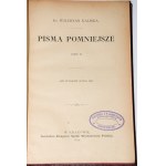 KALINKA Waleryan - Pisma pomniejsze. Część II. 1894