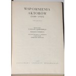 Vzpomínky na herce (1800-1925), 1-2 sady.