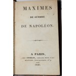 (MICKIEWICZ Adam) - Ksiegi narodu polskiego i pielgrzymstwa polskiego. Zweite Auflage [eigentlich 3]. Paris, 1833. und Maximes de guerre de Napoleon, 1830.