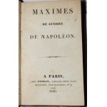 [MICKIEWICZ Adam] - Ksiegi narodu polskiego i pielgrzymstwa polskiego. Second edition [actually 3]. Paris 1833. and Maximes de guerre de Napoleon, 1830.