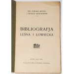 MIGDAŁ Edward, GROCHOWSKI Tadeusz - Bibliografja leśna i łowiecka + dokończenie, 1924-1928