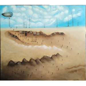 Filip Lozinski, Pilgrimage to the Airship, 2021