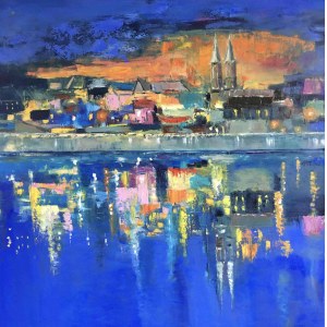 Inez White, City by Night, 2021