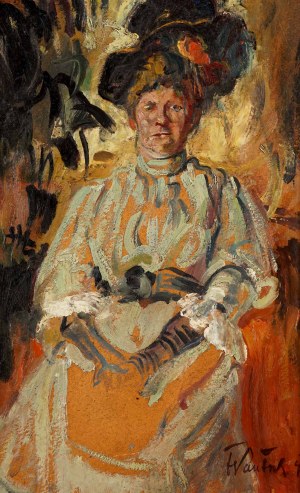 Fryderyk Pautsch (1877-1950), Portret pani E. T.