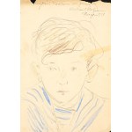 Wlastimil Hofman (1881-1970), Portret chłopca, 1928