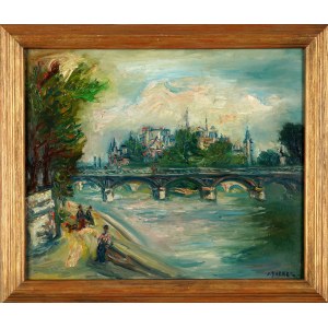 Jacques Zucker (Jakub Cukier) (1900 -1981), Widok na Pont des Arts i Notre-Dame