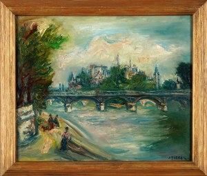 Jacques Zucker (Jakub Cukier) (1900 -1981), Widok na Pont des Arts i Notre-Dame