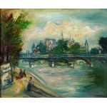 Jacques Zucker (Jakub Cukier) (1900 -1981), Widok na Pont des Arts i Notre-Dame