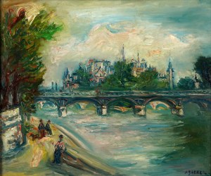 Jacques Zucker (Jakub Cukier) (1900 -1981), Widok na Pont des Arts i Notre-Dame