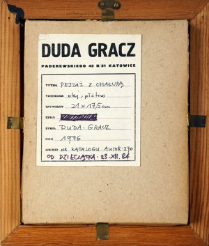 Jerzy Duda-Gracz (1941-2004), Pejzaż z chałupą, 1976