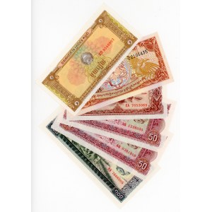 Asia Lot of 6 Asian Notes 20th Century