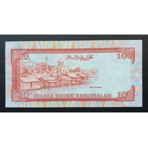 Brunei 10 Ringgit / 10 Dollars 1995