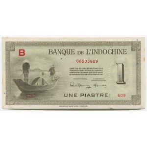 French Indochina 1 Piastre 1945