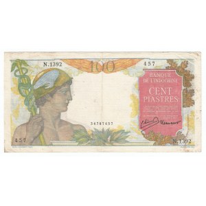 French Indochina 100 Piastres 1947