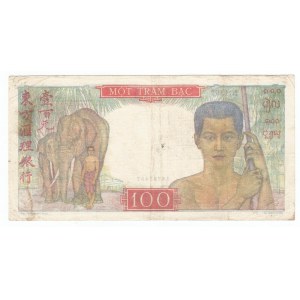 French Indochina 100 Piastres 1947