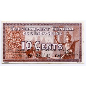 French IndoChina 10 Cents 1939 (ND)