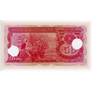 India Portuguese 50 Rupias 1945