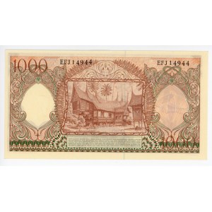 Indonesia 1000 Rupiah 1958