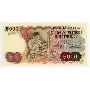 Indonesia 5000 Rupiah 1980