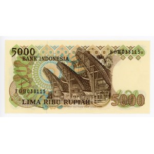 Indonesia 5000 Rupiah 1980