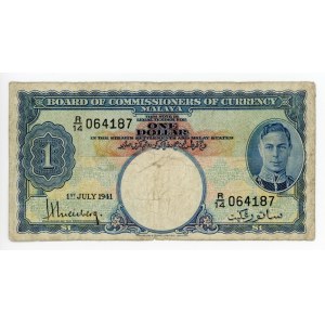 Malaya 1 Dollar 1945 (1941)