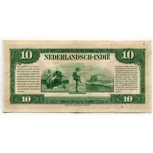 Netherlands Indies 10 Gulden 1943