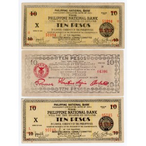 Philippines 3 x 10 Pesos 1941