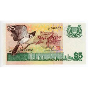 Singapore 5 Dollars 1976 (ND)