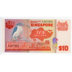 Singapore 10 Dollars 1979 (ND)