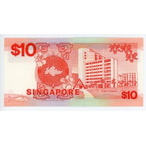 Singapore 10 Dollars 1988 (ND)