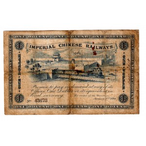China Shanghai Imperial Railways 1 Dollar 1899