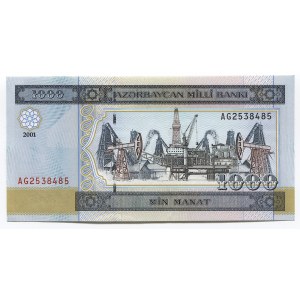 Azerbaijan 1000 Manat 2001