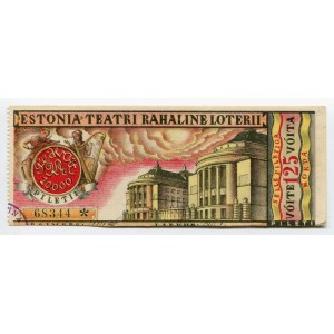 Estonia Lottery Ticket Pileti 1931